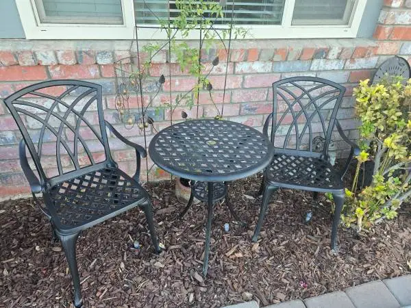Charming patio set