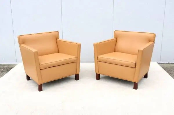 MCM Ludwig Mies van der Rohe for Knoll Krefeld Lounge Chairs a Pair