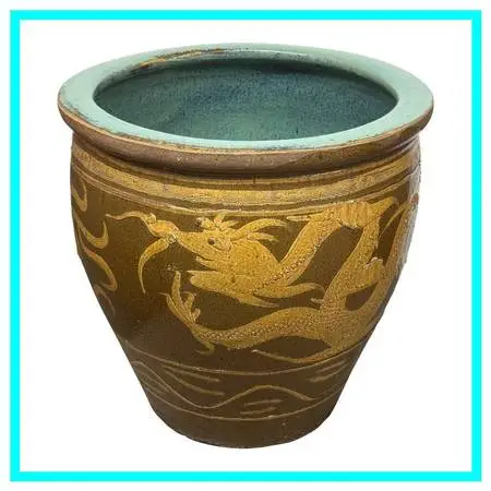 Chinese Dragon Terracotta Planter