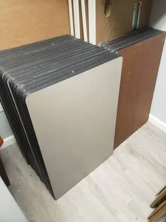 Gray,Herman Miller,Cubicle Desk-tops,35.75x23.5x1.125,Up To 6 Availab