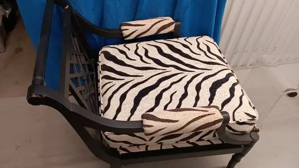 HUGE ZEBRA Print CHAIR🦓with Cushion High End Furniture