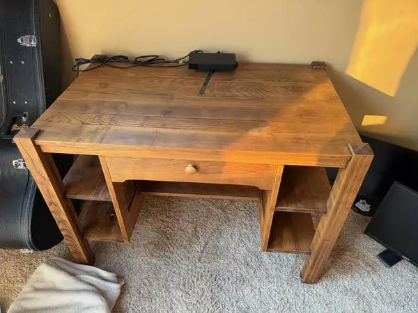 Quartersawn Oak Arts and Crafts Desk