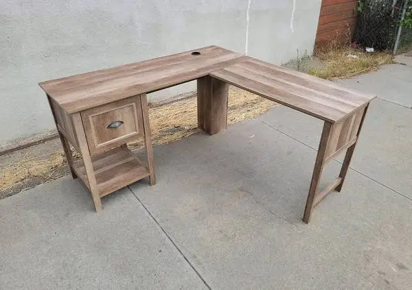 SALE Rustic Farmhouse style L-Shaped corner DESK