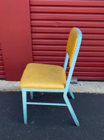 McDowell & Craig Industrial Steel Side Chair Vintage 1960s