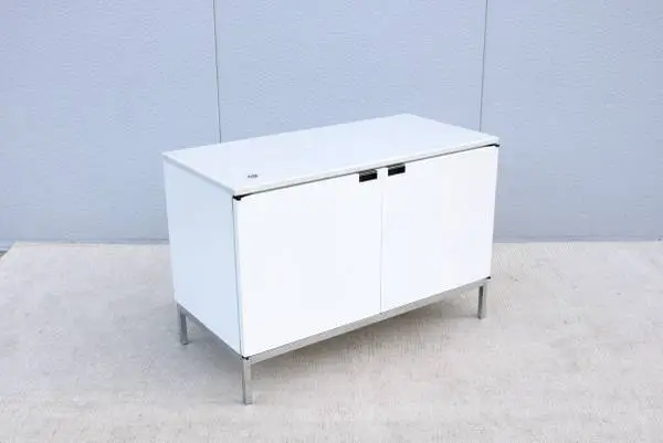 Mid-Century Modern Florence Knoll Two Position Credenza for Knoll