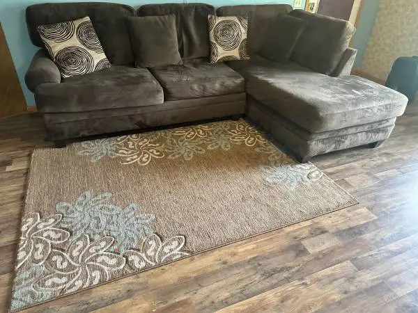 Chocolate Brown Sectional