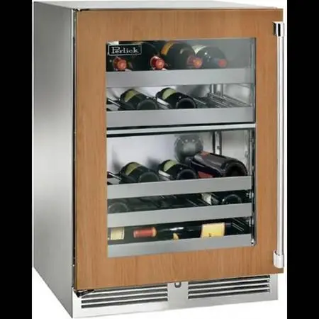 PERLICK 24 UNDERCOUNTER DUAL ZONE WINE CENTER (OUT OF BOX)
