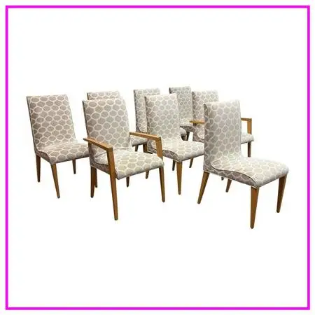 Creative Elegance Ceylon Dining Chairs, Set Of Eight. Estimated Price: