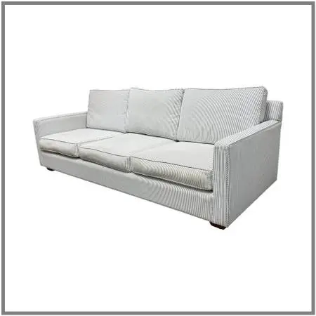 Serena & Lily Bespoke Perennials Pinstripe Sofa