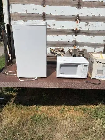 Dorm refrigerator and microwave