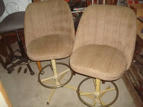 swivel padded stools