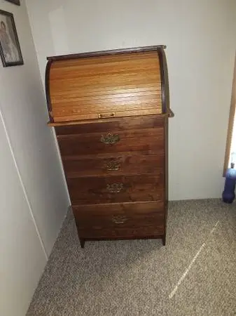 Custom Made Roll Top Dresser - New