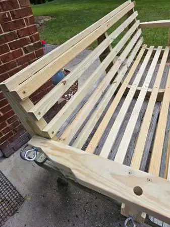 CUSTOM Porch swings 4 ft with chain set