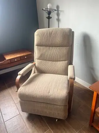 Small rocking recliner
