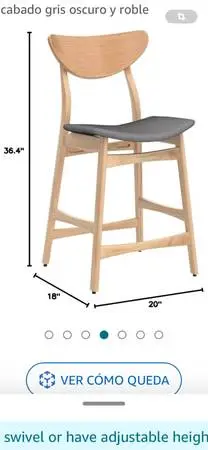 Bar stools / Butaca,Christopher Knight Home Gavin 1 silla de mostrador