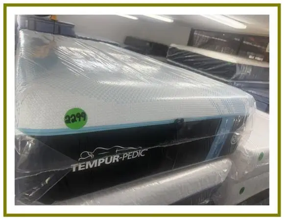 TWIN XL TEMPURPEDIC LUXEBREEZE (SOFT) MATTRESS & BOX SPRING BED