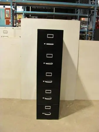 Steelcase five drawer file cabinet metal letter size (3, price EACH)