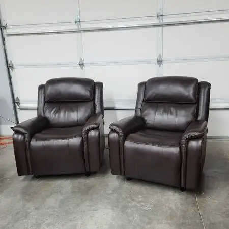 Leather Barcalounger Electric Recliners $399 Each