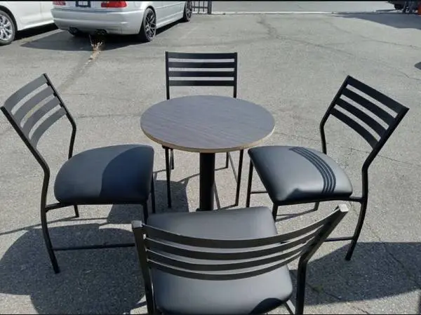 5 PIECE TABLE & CHAIRS SET PATIO NOOK