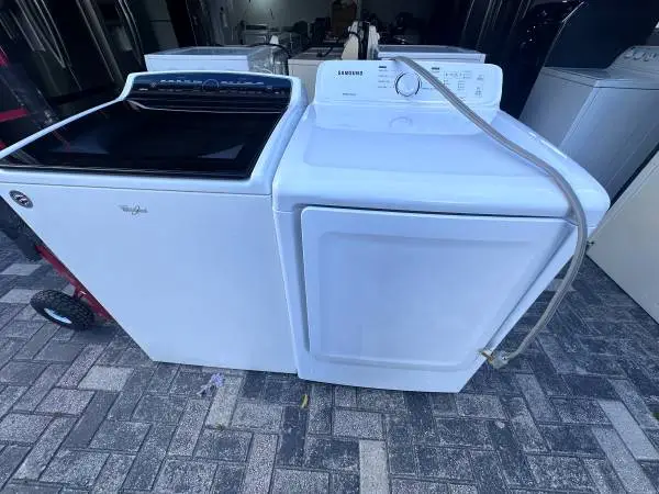 Washer and dryer large capacity