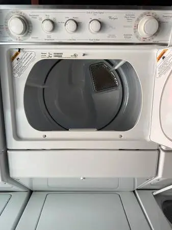 WHIRLPOOL STACKABLE WASHER AND DRYER DIRECT DRIVE!