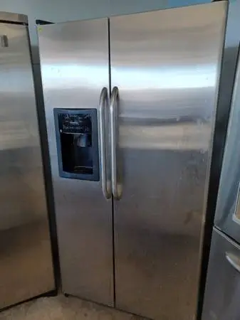 GE Stainless Steel Side By Side Electric Refrigerator