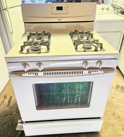 Bisque gas stove