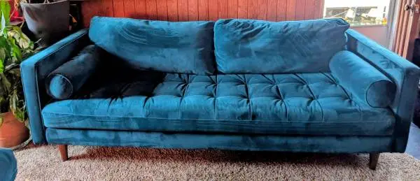 Joybird Briar Sofa / Royal Peacock / Like New