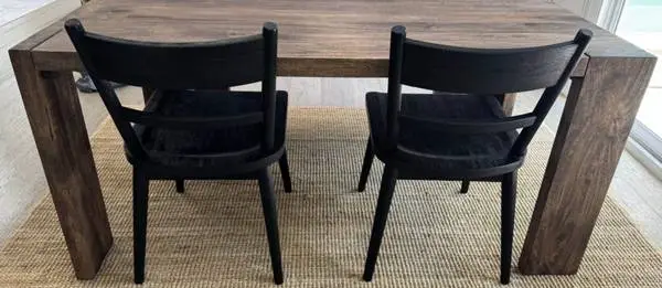 CB2 - Crate and Barrel Arno Chairs Like New x 2