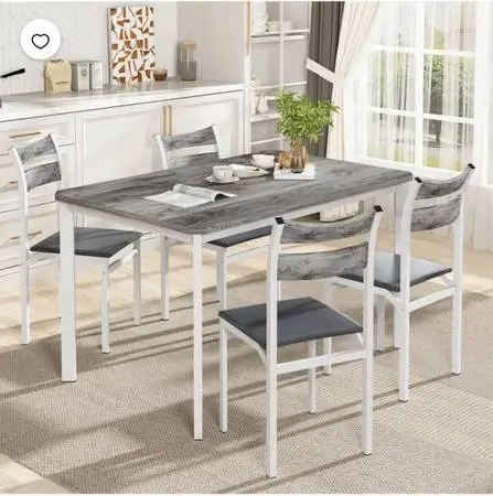 Dining table with 4 chairs