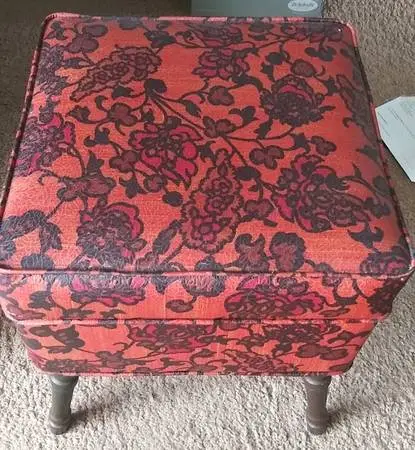 Ottoman(orange-red)