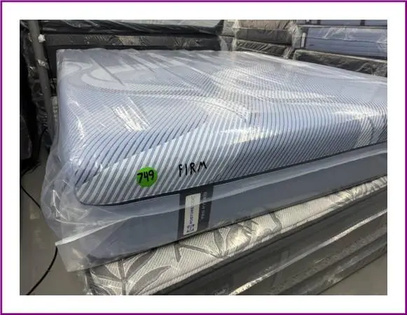 King Size Sealy Posturepedic Pro Hybrid Mattress & Boxes Bed Set