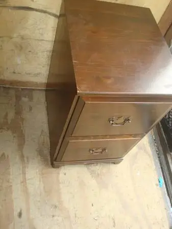 2 drawer wooden file /