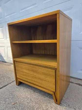 Mid Century Modern Cabinet with Drawer by Landstrom