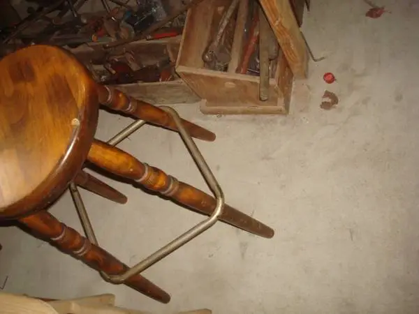 wooden stools