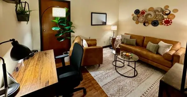 Complete Furnished Therapy Office + Waiting Room — Beautiful Turnkey S