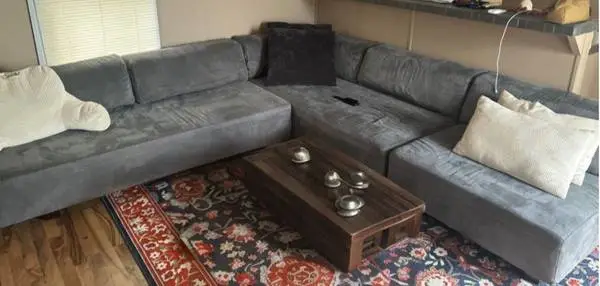 Used fairly new sectional