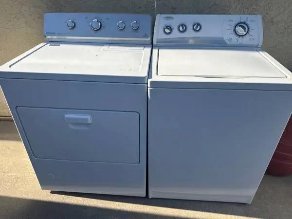 Maytag gas dryer Whirlpool top load washer