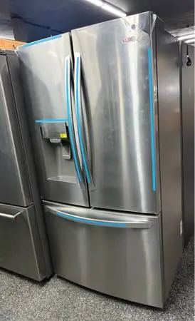 Refrigerator Stainless Steel with Craft Ice
