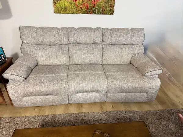Set of 1 year old recliner couches