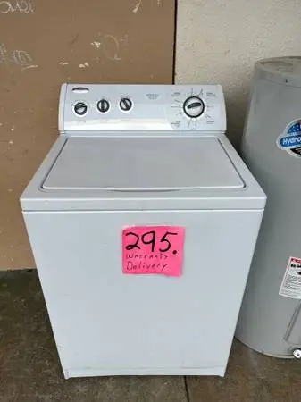 Washer whirlpool super capacity warranty delivery Call/Text