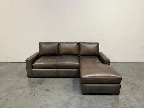 Italian Leather Sectional Sofa