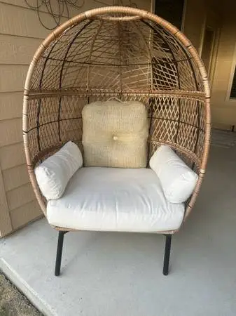 Wicker Egg Chair