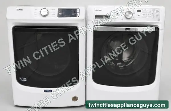 Maytag Front-Load Washer and Gas Dryer Set — White — $450