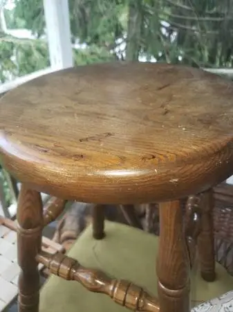 S Bent & Brothers Mahogany Bar Stool