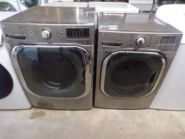 LG washer and dryer