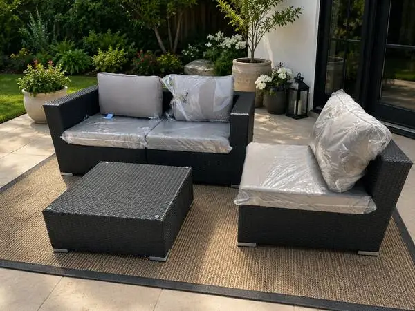 New outdoor patio furniture set Sunbrella fabric