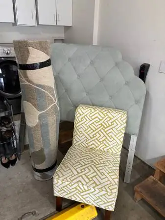 Queen Headboard, Accent Chair