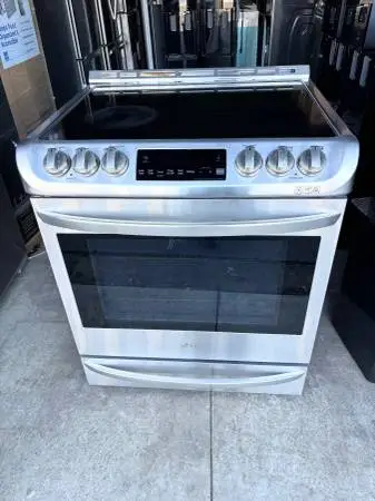 New Open Box LG 30 Inch Slide-In Electric Range/Stove