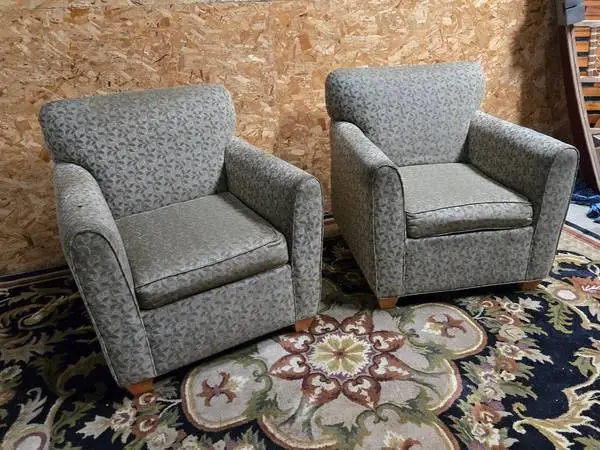 Two Matching Armchairs - Sitting Chairs